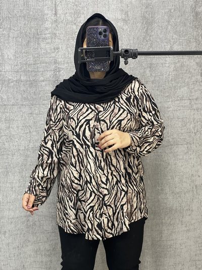 شومیز مانتویی نخی