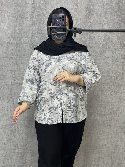 شومیز لینن نخ کد ۱