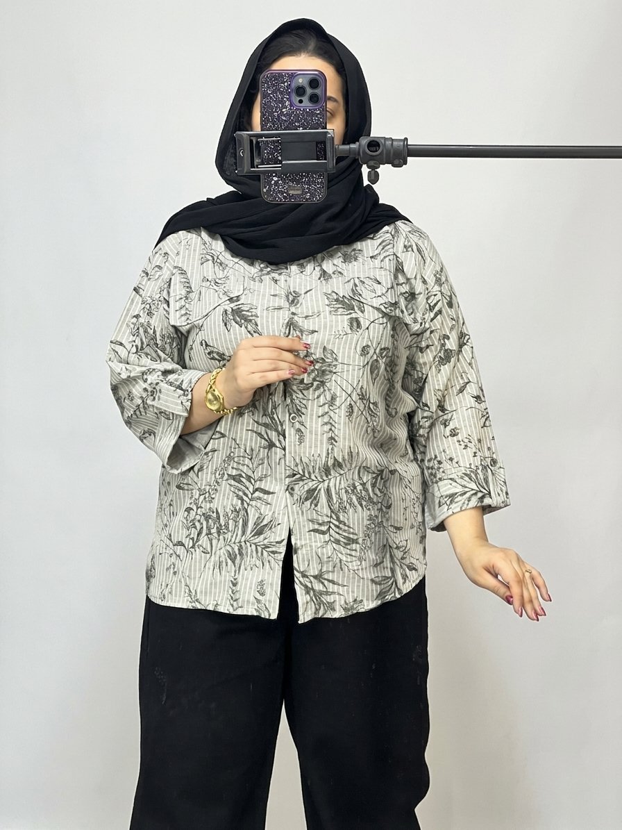 شومیز لینن نخ کد ۴