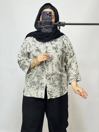 شومیز لینن نخ کد ۴